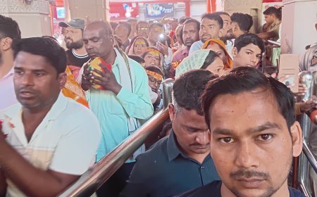 आज मां विंध्यवासिनी की नवरात्रि की छठवें दिन भक्तों की लगी भीड़