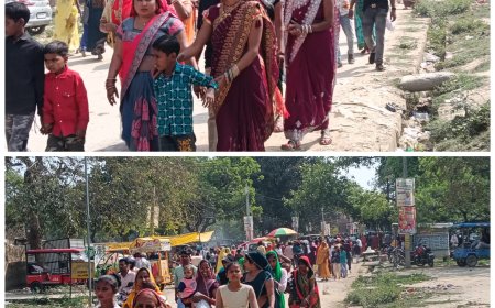 नवरात्रि पर्व के छठे दिन श्रीकोटवाधाम स्थित बडे बाबा के दरबार में उमडा आस्था का जन सैलाव