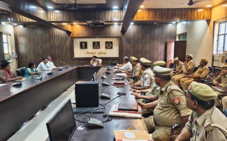 क्षेत्राधिकारी कार्यालय/यातायात की अध्यक्षता में विशेष किशोर पुलिस इकाई/एन्टी ह्यूमन ट्रैफिकिंग यूनिट की मासिक गोष्ठी आयोजित की गयी