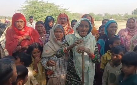 कब्रिस्तान-चरागाह की जमीन पर चला बुल्डोजर खनन माफियाओं का तांडव,