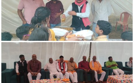 कोटवा सडक के निकट सनाकापुर में मां सन्तरी देवी का विशाल भन्डारे का आयोजन रामदीन रावत ने किया