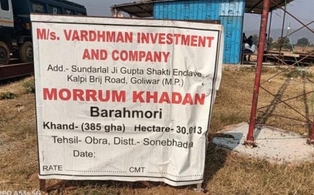 सोनभद्र में बालू माफिया बेखौफ,सोन नदी में दिन दहाड़े हो रहा अवैध खनन