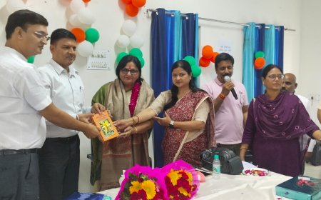 सेवानिवृत्त पुस्तकालय अध्यक्ष डॉ. पूनम सिंह को भावभीनी विदाई, निर्मला श्रीवास्तव का हुआ स्वागत