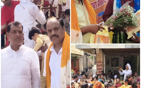 टिकैतनगर में महावीर जयंती पर निकली भव्य शोभायात्रा, उमड़ा श्रद्धा का सैलाब