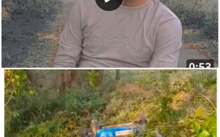 जहुवा नाले में गिरी कार, आलू व्यापारी की मौत — मासूम बेटी गंभीर घायल