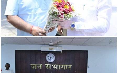 राम सनेहीघाट तहसील में नायब तहसीलदार आवास व आगंतुक कक्ष का लोकार्पण, मंत्री सतीश शर्मा ने सुनी जनसमस्याएं