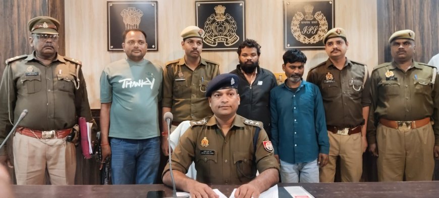 चोरी की 05 घटनाओं का खुलासा, 01अन्तर्जनपदीय चोर सहित 02 चोर गिरफ्तार, चोरी के सामान सहित घटना में प्रयुक्त 01 अदद मो0सा0, 01 अदद तमंचा व 03 अदद जिन्दा कारतूस बरामद