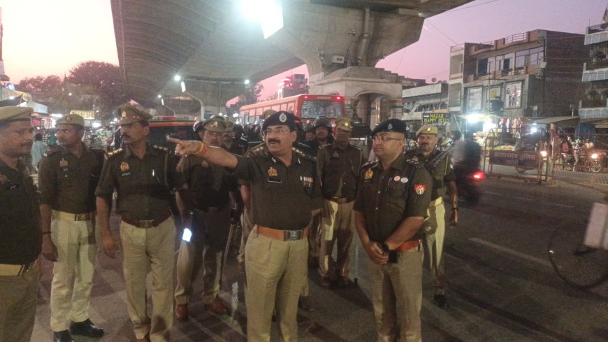 भदोही पहुंचे पुलिस महानिरीक्षक, सुरक्षा व्यवस्था का लिया जायजा