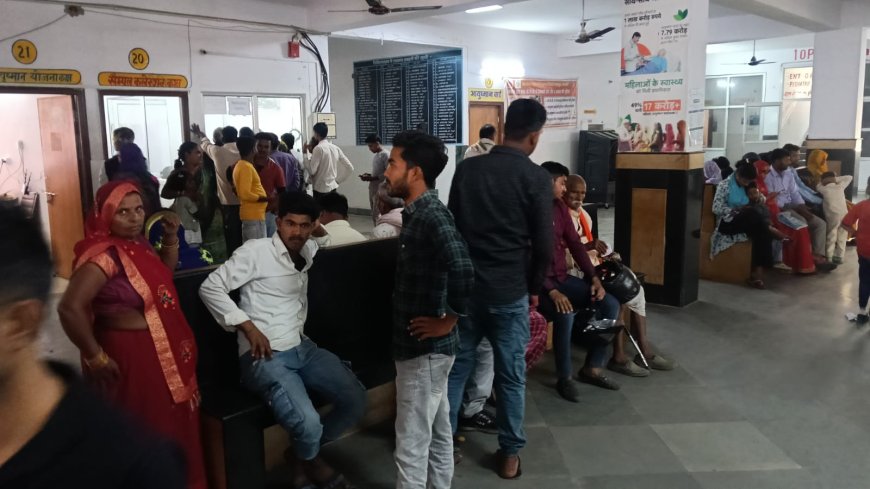 संयुक्त चिकित्सालय सिरौलीगौसपुर की ओ पी डी में 575 नये पुराने मरीजों के स्वास्थ्य का परीक्षण कर दवायें दी गई