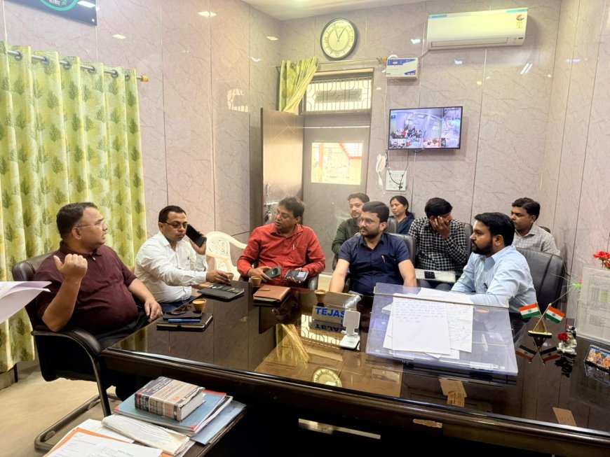 उपजिलाधिकारी तेजस के की अध्यक्षता में टास्क फोर्स की बैठक हुई