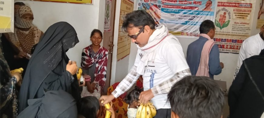 150 मरीजों को मिला फल-वितरण का तोहफ़ा, सैम खान फाउंडेशन ने बाँटी खुशियाँ