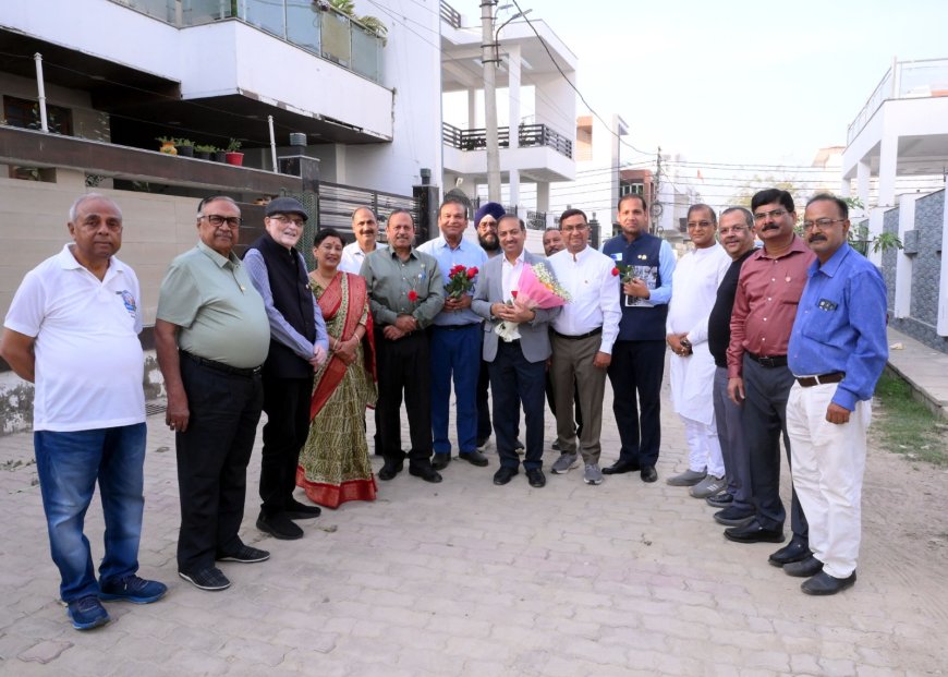 रोटरी मंडलाध्यक्ष डॉ. आशुतोष अग्रवाल का बाराबंकी में प्रथम आगमन, हुआ भव्य स्वागत