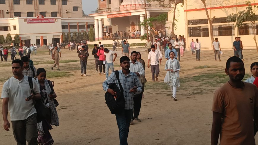 गोरखपुर में यूपी पुलिस एसआई भर्ती परीक्षा शांतिपूर्ण संपन्न, 24 केंद्रों पर 36 हजार अभ्यर्थियों ने दी परीक्षा