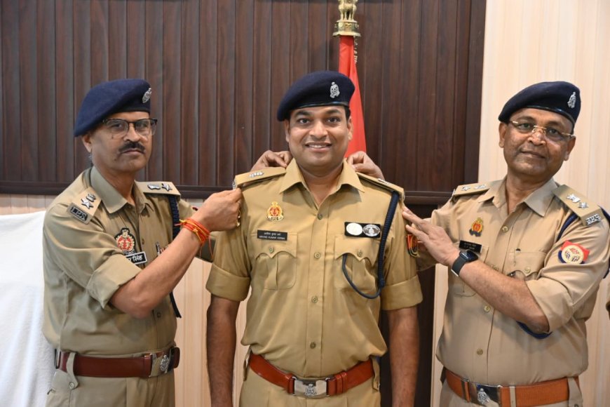 क्षेत्राधिकारी नगर  अरविन्द कुमार वर्मा, पुलिस उपाधीक्षक से पदोन्नति पाकर बने अपर पुलिस अधीक्षक