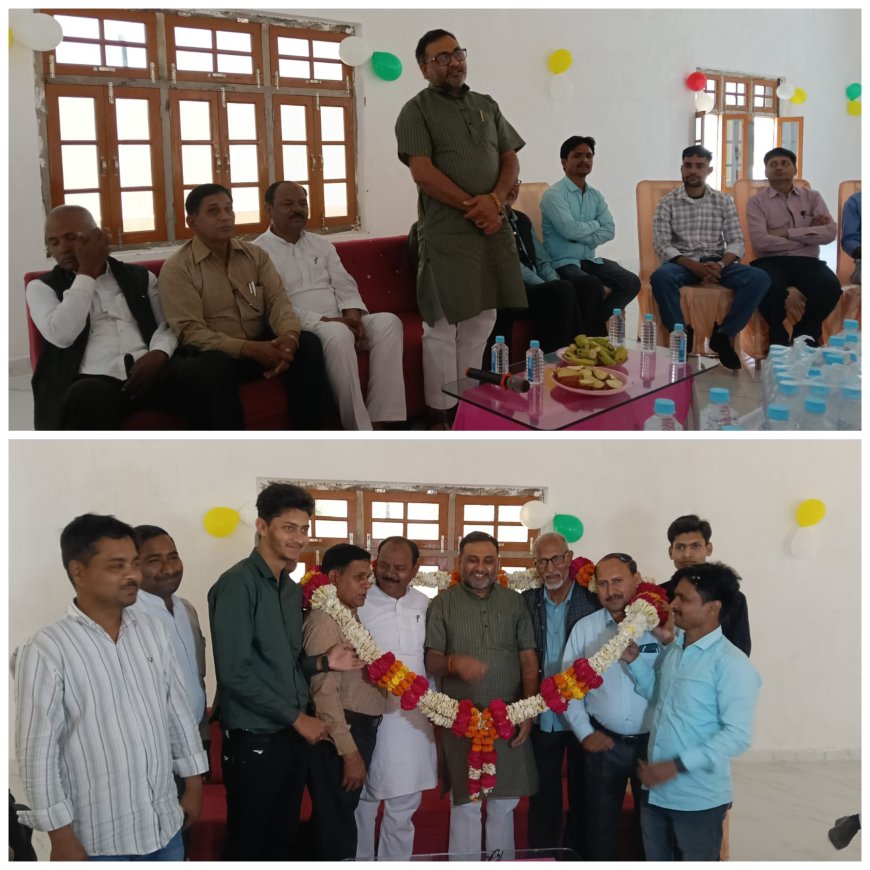 एम एस मैरिज लान का भाजपा नेता रामबाबू द्विवेदी ने उदघाटन किया