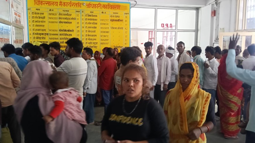 संयुक्त चिकित्सालय सिरौलीगौसपुर की ओ पी डी में 605 मरीजों का उपचार किया गया