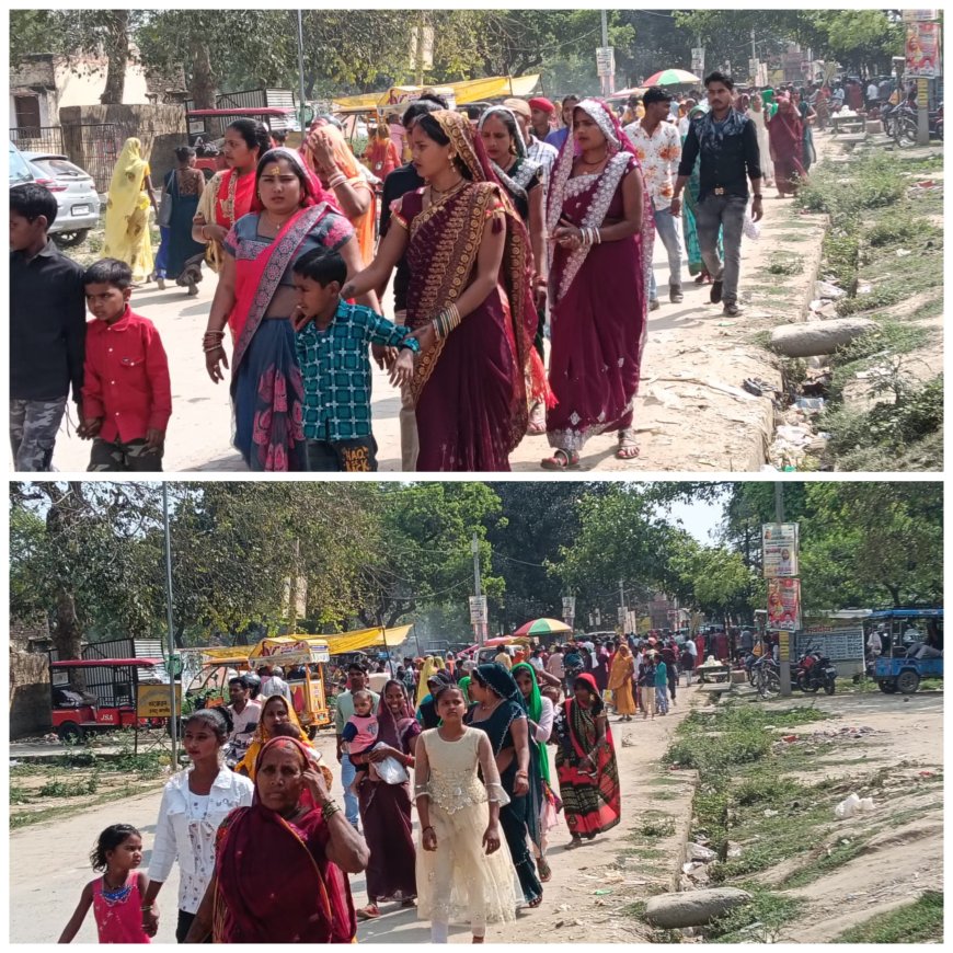 नवरात्रि पर्व के छठे दिन श्रीकोटवाधाम स्थित बडे बाबा के दरबार में उमडा आस्था का जन सैलाव