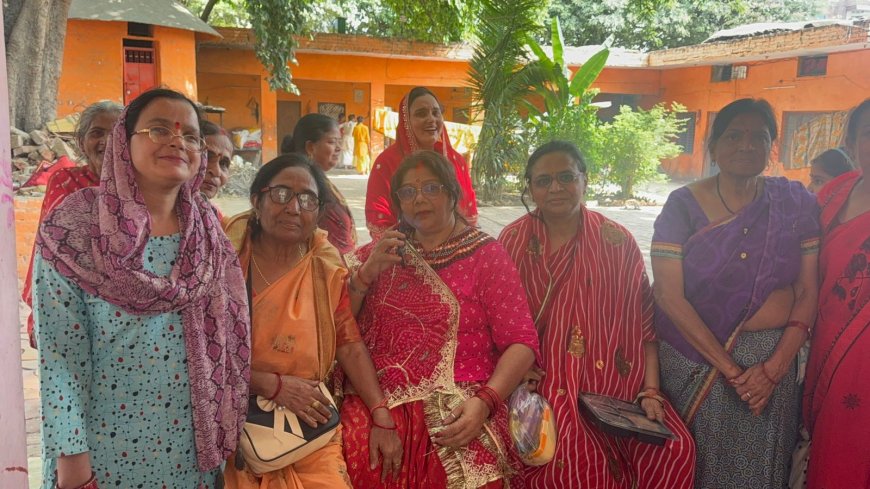 राम जन्मोत्सव पर सैकड़ों कन्याओं का पूजन। लगे जयकारे