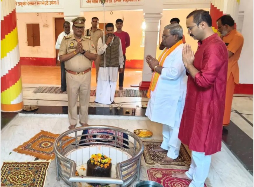 चैत्र नवरात्रि पर प्रसन्ननाथ महादेव मंदिर में विशेष पूजन, विधायक ने किया जलाभिषेक