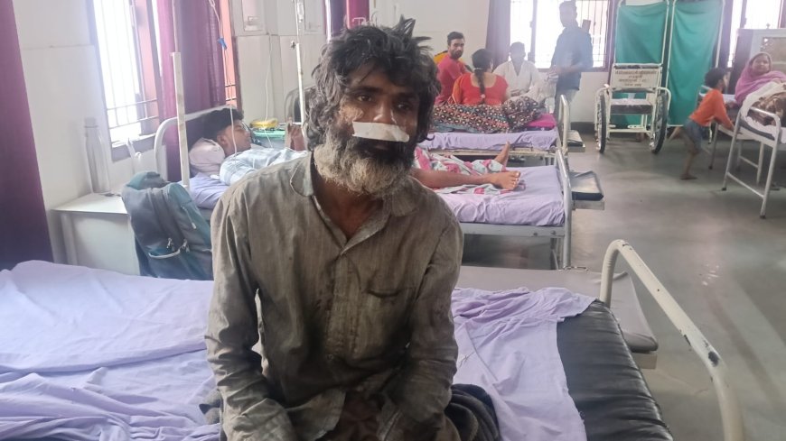 बदोसरांय कोटवाधाम मार्ग पर अज्ञात वाहन 50 वर्षीय अधेड को रौंद कर फरार घायल का संयुक्त चिकित्सालय सिरौलीगौसपुर में चल रहा है उपचार