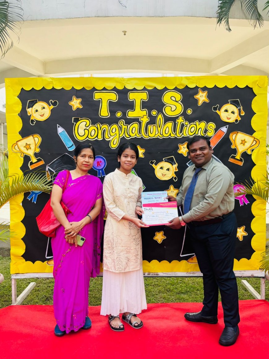 टिथोनस इंटरनेशनल स्कूल में वार्षिक परीक्षाफल घोषित, विद्यार्थियों का शानदार रहा दर्शन