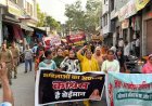 पालिकाध्यक्ष ज्ञान देवी सागर  के नेतृत्व में निकाला गया बिल्सी में विशाल मार्च
