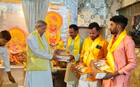 बालाजी दरबार में हनुमान जन्मोत्सव महोत्सव के पहले दिन आयोजित हुआ सुंदर कांड पाठ