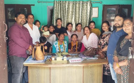 आर्य कन्या इंटर कॉलेज बिल्सी की प्रधानाचार्या हुई सेवानिवृत्त