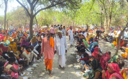 पूर्णिमा पर बाबा मस्तराम दास आश्रम में भव्य हवन-पूजन व भंडारा