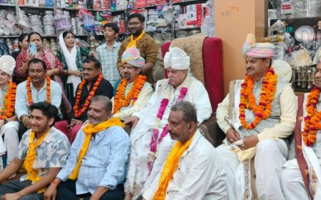 बिल्सी में दिखा हनुमान जन्मोत्सव का दिव्य रूप- सिद्धपीठ श्री बालाजी धाम से निकली भव्य हनुमान शोभायात्रा