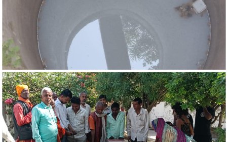 कोटवा धाम में कुएं का पानी हुआ दूधिया, क्षेत्र में बना कौतूहल का विषय।