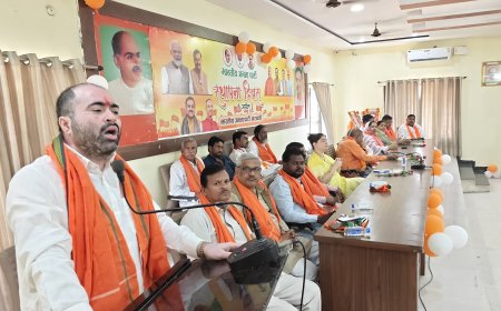 बाराबंकी में भाजपा का 47वां स्थापना दिवस धूमधाम से मनाया गया