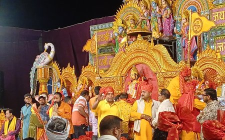 श्री बालाजी महाराज के विशाल जागरण-कीर्तन में उमड़ा आस्था का जन सैलाव, नगर में निकाली गई ज्योति यात्रा