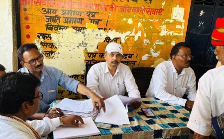 अरछा बरेठी में लगी चकबंदी चौपाल, मौके पर ही कई समस्याओं का हुआ समाधान