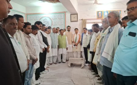 पूर्व केंद्रीय मंत्री मोहसिना किदवई को कांग्रेसजनों ने दी श्रद्धांजलि