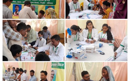 ग्रीनलैंड फाउंडेशन का नि:शुल्क मेडिकल कैंप, 2200 से अधिक मरीजों का हुआ इलाज