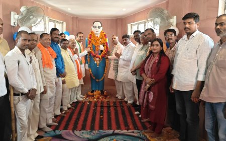 बाराबंकी में भाजपा ने 2595 बूथों पर मनाई डॉ. आंबेडकर जयंती बाबा साहेब को पुष्पांजलि अर्पित, संविधान की प्रस्तावना पढ़कर किया नमन