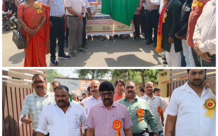 स्कूल चलो अभियान: रैली निकालकर शत-प्रतिशत नामांकन का लिया संकल्प