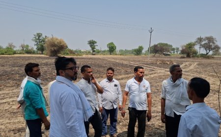 अग्निकांड से प्रभावित किसानों से मिले सांसद, मुआवजे का दिलाया भरोसा