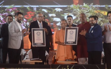 एआई जागरूकता में गोरखपुर ने रचा इतिहास, गिनीज वर्ल्ड रिकॉर्ड में दर्ज हुआ नाम