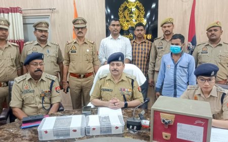 पेट्रोल पम्प चोरी का पुलिस ने किया खुलासा, आरोपी गिरफ्तार  जमीन में गाड़ी तिजोरी से 9.11 लाख रुपये बरामद