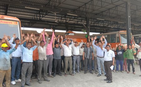 रोडवेज कर्मचारियों का उबाल: तीसरे दिन भी गेट मीटिंग, 28 अप्रैल को धरना का ऐलान