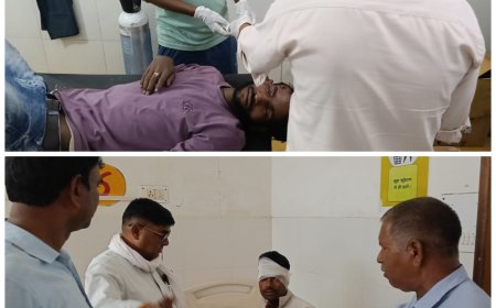 बाइक से बाइक की टक्कर में चार गम्भीर रूप से घायल संयुक्त चिकित्सालय सिरौलीगौसपुर में प्राथमिक उपचार कर 3 जिला अस्पताल रेफर- कर दिया है