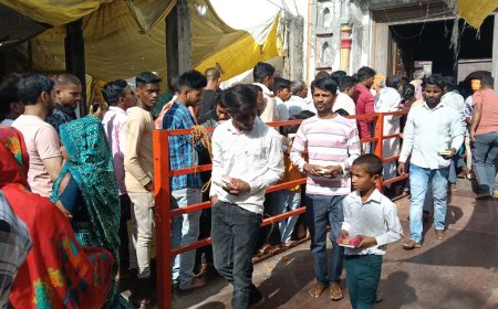 बडे बाबा के दरबार में उमडा आस्था का जन सैलाव हजारों श्रद्धालुओं ने पवित्र अभरन सरोवर में आचमन कर स्वामी जी की समाधि पर चादर परसाद चढा कर अपने को कृतार्थ किया