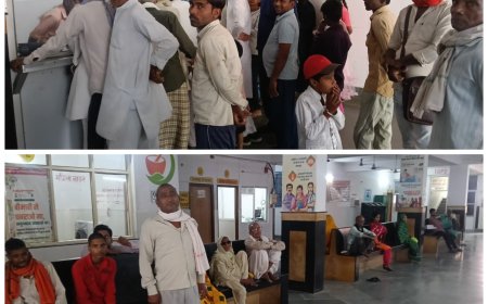 संयुक्त चिकित्सालय सिरौलीगौसपुर में मरीजों की उमडी भीड़ 600 मरीजों के स्वास्थ्य का परीक्षण कर दवायें दी गई