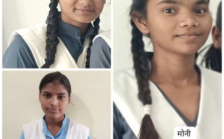 कस्तूरबा गांधी आवासीय बालिका विद्यालय की हाई स्कूल बोर्ड परीक्षा में शत प्रतिशत परिणाम