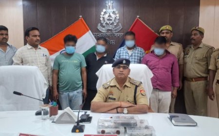 संत कबीर नगर में ठगी गिरोह के चार अभियुक्तों को पुलिस ने दबोचा