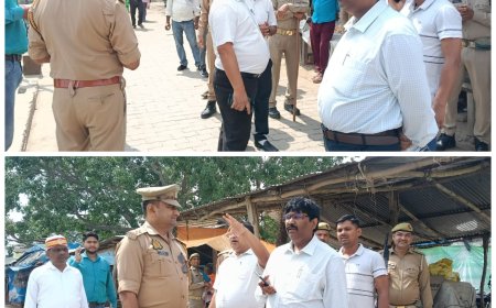 बैशाखी पूर्णिमा को लेकर उपजिलाधिकारी अनिल कुमार सरोज तहसीलदार बालेन्दु भूषण वर्मा कोतवाली बदोसरांय पुलिस,एस डी ओ विद्युत आदि ने मेला परिसर अभरन सरोवर मन्दिर आदि का निरीक्षण कर आवाश्यक दिशा निर्देश दिए