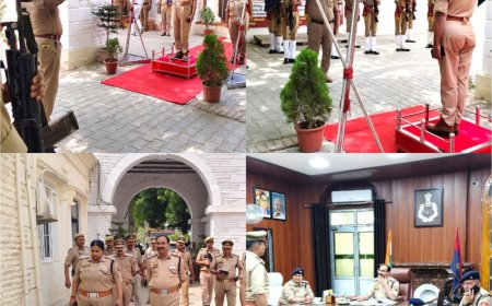 पुलिस महानिरीक्षक विंध्याचल परिक्षेत्र, जनपद मीरजापुर द्वारा पुलिस कार्यालय जनपद मीरजापुर का किया गया वार्षिक निरीक्षण*