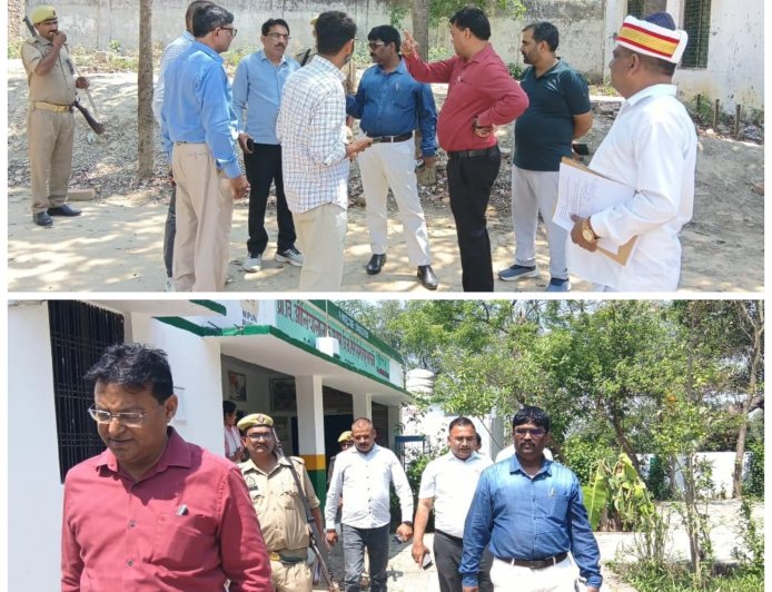 उपजिलाधिकारी, तहसीलदार, खंण्ड विकास अधिकारी, सहायक विकास अधिकारी पंचायत के साथ आधा दर्जन परिषदीय विद्यालयों का निरीक्षण किया